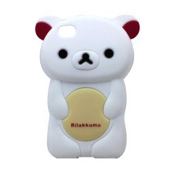 iPhone 4S 4 3D Bear Case (White)